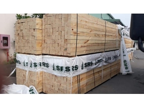 Gỗ thông vàng 100x100, NEW