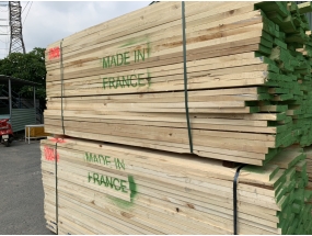 Gỗ poplar 5/4#2C, xuất xứ Pháp